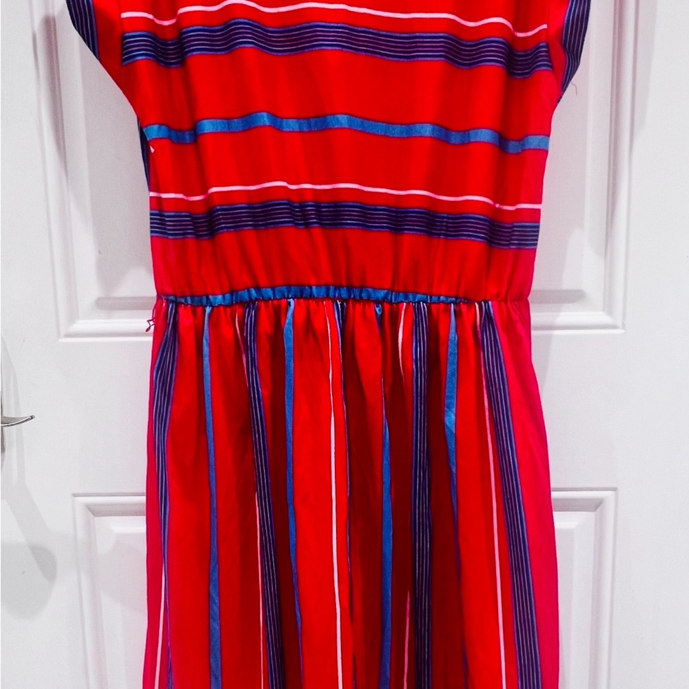 Studio Red and Blue Maxi Sundress